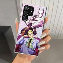 JoJo Adventure Killer Queen Phone Case for Samsung Galaxy S25 S24 S23 Ultra S22 S21 Plus S20 FE S10 + S10E S25U Soft Print Shell Samsung S25 Ultra