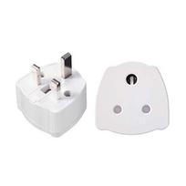 BS8546 UK to South Africa Travel Adapter Plug: 5A-13A Converter white