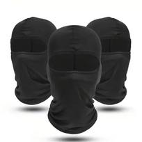 3 Pieces Quick-dry Balaclava Sports Full Face Mask Soft Breathable Beanies Cycling Helmet Liner Running Hiking Fishing Hood Caps juoda