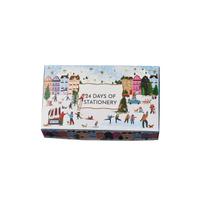 Stationery Advent Calendar with Daily Surprise Gifts for, School and Crafting One Size