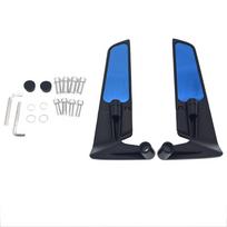 360° reguliuojamas galinio vaizdo veidrodėlis Kawasaki Z900/Z650/Z1000/Z8 One Pair blue