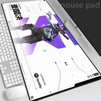 Valorant ISO Large Gaming Mousepad XXL New Keyboard Pad Gamer Mouse Pad on The Table Speed Desk Mat Anime 900x400 Mouse Mats 30cmx60cm(11.8x23.6inch) gray