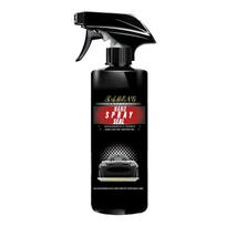 Quick Car Coating Spray – Universal Paint Sealant & Shine Enhancer, Anti-Dust Waterless Wax Polish for All Car Colors 300ML black