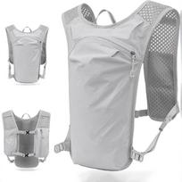 Breathable Running Backpack Waterproof Water Pack Backpack Hydration Vest  Marathon pilka