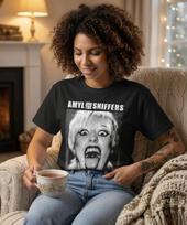 Amyl and The Sniffers Punk Rock Graphic Tee Vintage Band Shirt Retro Music T-Shirt Unisex Gildan 5000 Gift 2XL brown