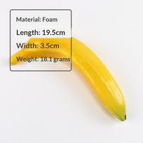 Dirbtinis Bananas Dekoratyvinis Plastikinis Netikras Vaisius Realistiškas Eksponatas Imituotas Bananas Vestuvių Kalėdų Dekoras A1 yellow