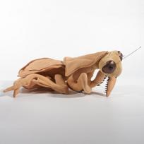 Dead Leaf Mantis Plush Toys  Realistic Simulated Mantis Insect Doll Exquisite    Simulation Insects Toy Birthday Gift For Friend brown