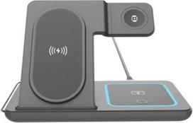 Gembird 3-in-1 foldable wireless charger stand | TA-WPC31A-01-BK TA-WPC31A-01-BK | 8716309137546