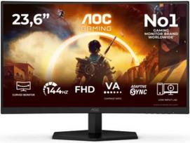 AOC C24G42FE | 24 " | Fast VA | FHD | 16:9 | 180 Hz | 0.5 ms | 1920 x 1080 pixels | 300 cd/m² | HDMI ports quantity 1 | Black C24G42FE | 4038986143271