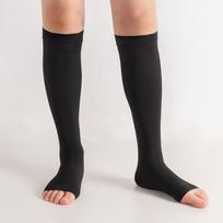 Compression Stockings Strong Pressure Over-the-Knee Long Tube Socks German Maiz Level 2 Gradient Compression Socks Pressure Calf Socks XL-Bag toe. smėlis