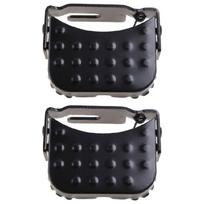 2Pcs Universal Folding Bike Foot Plates Pedal Bicycle Footrest for Mountain Bike 1 black