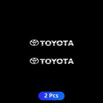 Metalinis emblemos automobilių dekoras Valytuvų lipdukai Atspindintys automobilio langų lipdukai Toyota Corolla Camry RAV4 Yaris Vios Highlander Alphard