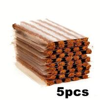 100pcs Tubeless Tire Repair Strips Car Motorcycle Bike Tyre Puncture Repairing Plug Seal Tools Rubber Strip Tires Repair Tool beige