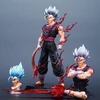 32cm/12.6in Anime Dragon Ball Figure Limited Color Vegetto Action Figures Pvc Statue Desktop Ornamen Collection Model Toys Lovely Gifts gray