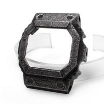 GX-56BB Stainless Steel Strap Bracelet For Casio G-Shock GX-56/GWX-56 Metal Watch Case Bezel Retro Carved Bezel Watch band For GX-56 gray