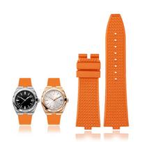 Fluoro kaučiuko dirželis Vacheron Constantin 450 Cross Sea 4500V 5500v 7900v serijos laikrodžiui, aukštos kokybės, greitai nuimamas galas 7mm orange