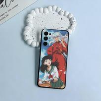 L-L-Inuyasha Phone Case For Samsung S25,S24,S21,S22,S23,S30,Ultra,S20,Plus,Fe,Lite,Black Soft Silicone Samsung S21fe gray