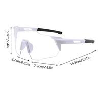 Photochromic Cycling Glasses Polarized Sports Sunglasses for Men UV400 Protection Safety Driving Eyeglasses Clear Sports Eyewear juoda