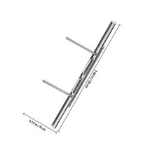 6Pcs Metal Three-Hole Snake Clips Binder Fasteners for Loose Leaf Notebooks Planners Scrapbooks School Office Home Use Binding gray