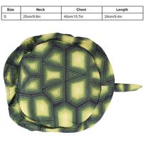 Soft Plush Pet Costume Multiple Sizes Pet Halloween Wear Tortoise Outfit  Christmas Holiday S beige