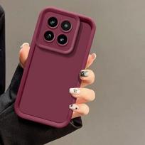 Dėl Xiaomi 14T dėklo Xiaomi 14T Pro 5G telefono dėklo Xiaomi Mi 14T 14T Pro dangtelis Apsauga nuo kritimo Prabangus Saldainio Matinis Minkštas Dangtelis xiaomi 14T pro brown