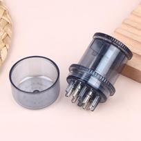 Scalp Foam Special Applicator Comb Mini Scalp Massage Brush Hair Oil Gel Guiding Combs Applicator Bottle Massager Hair Care Tool pilka spalva