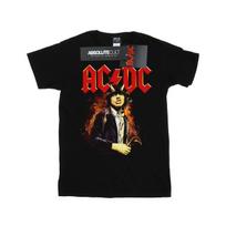 AC/DC Womens/Ladies Angus Highway To Hell Cotton Boyfriend T-Shirt L juoda