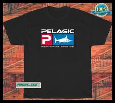 Pelaginės žvejybos logotipas amerikietiški juokingi marškinėliai DYDIS S-5XL Unisex marškinėliai XXXL brown