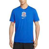 Nike Dri-Fit Shanghai Shenhua Home Fan Version Quick-Dry Crew Neck Short Sleeve Football Shirt Men tops IQ0582-444 3XL blue