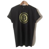 Bitcoin T-Shirt 100% Lightweight Ringspun Cotton NEW Black Mens Unisex Size S-XL L black