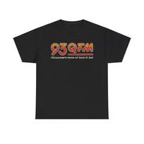 93 QFM Milwaukee Radio Station Nostalgic Tshirt Unisex T-Shirt S brown