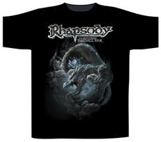 Rhapsody Blue Dragon Shirt S-4XL Power Metal T-Shirt T-Shirt S black