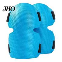 Professional Knee Padding Gardening Pads for Women Men Foam Protectors Industrial-grade Gear Protection Pad with Adjustable Straps Roofing Ergonomic mėlyna