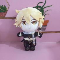 Game Traveler Aether Cosplay Plush Doll Toy Genshin Impact Game Cute Soft Stuffed Gift 20Cm 20cm white