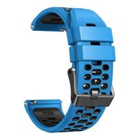 Watch Strap for Garmin Venu X1 Sport Silicone Bracelet Venu X1 Watchband For Ticwatch Pro 5/5 Enduro/Zeblaze Ares 3 Wristband For Garmin Venu X1 blue
