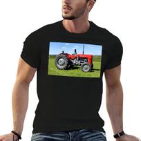Massey Ferguson 35 Tractor T-Shirt Casual Streetwear Tee Shirt L black