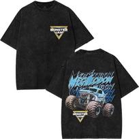 Laisvalaikio Juodas Skalbtas Monster Jam Megalodon Šarkos Monster Truck Visureigių Lenktynių Gr L black