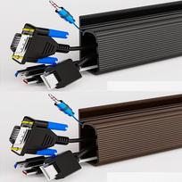 Under Desk Cable Organizer Tray: Wire Management & Storage Channel juoda/ruda spalva