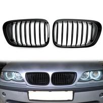 Priekinės grotelės blizgios juodos spalvos BMW E46 2 durų 1999-2002 3 serija black