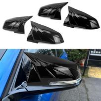 Automobilio galinio vaizdo veidrodėlio dangtelis, skirtas BMW 1 2 3 4 XM 220i 328i 420i F20 F21 F22 F23 F30 F32 F33 F36 X1 Carbon fiber pattern gray