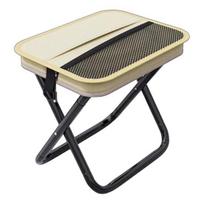 Mini Folding Stool with Carry Waterproof Outdoor Lightweight Heavy Duty Bag Portable Camping Backpacking Beach chaki