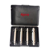 High-Speed Steel Double-Head Screw Extractor and Broken Wire Removal Tool Set gray