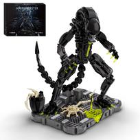 MOC Movie Alien Monster Building Blocks Model Alien Drooling Monster DIY Bricks Assembly Toys Kids Creative Toys Birthday Gifts black