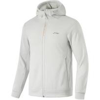 Li Ning Fitness Series Sweatshirt Men's Waterdrop Gray AWDU577-6 XXL white