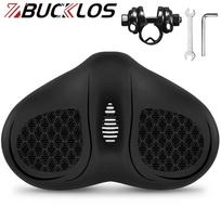 BUCKLOS Ypa didelė dviračio sėdynė Ergonomiška minkšta dviračio sėdynė Platesnė storesnė be priekio dviračio sėdynės pagalvėlė keliui MTB didelė pagalvėlė sėdynė black