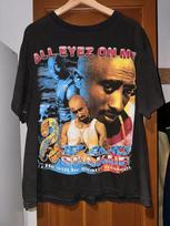 Vintage Tupac 2Pac Shakur 90s Rap Hiphop Black Unisex T-shirt S-5XL WA1944 L brown