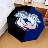 1PC Cardiff Fc Crest Printed Umbrella Folding umbrella, automatic umbrella 8-Frame for Travel, camping Fan gifts Christmas Gifts