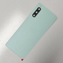 For Sony Xperia 10 IV Battery Back Cover XQ-CC54 XQ-CC72 Glass Housing Rear  Case Parts With Camera Lens Green With Lens
