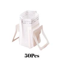 Nešiojamas kavos filtras Nerūdijančio plieno Lengvai valomas Daugkartinis Dvigubo sluoksnio kavos piltuvėlis Be popieriaus Pour Over laikiklis Kavos lašintuvas white