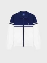 Sergio Tacchini M Goat Damarind Zip-Up Cardigan (Navy) Bld/L blue